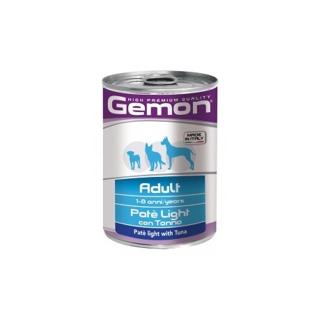 GEMON DOG LIGHT TONNO 400GR